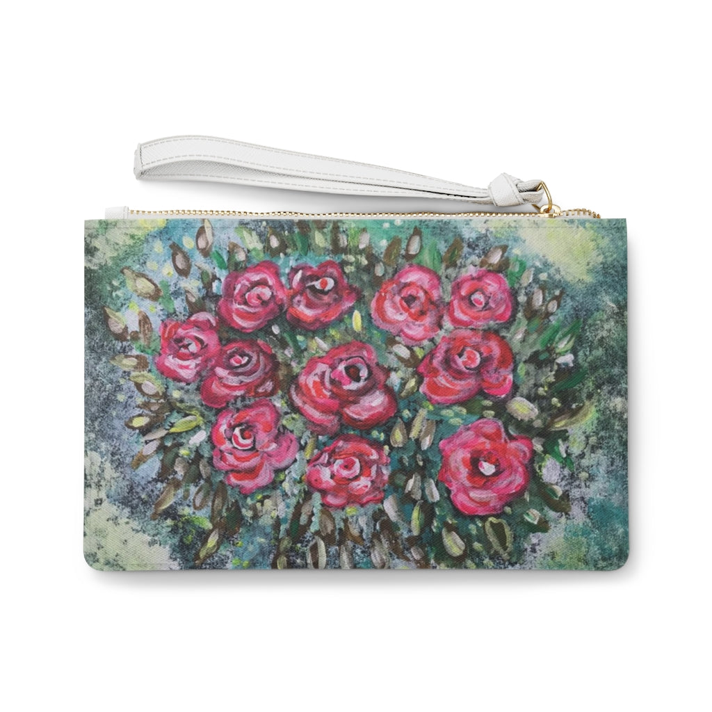 Clutch Bag Neon Rose