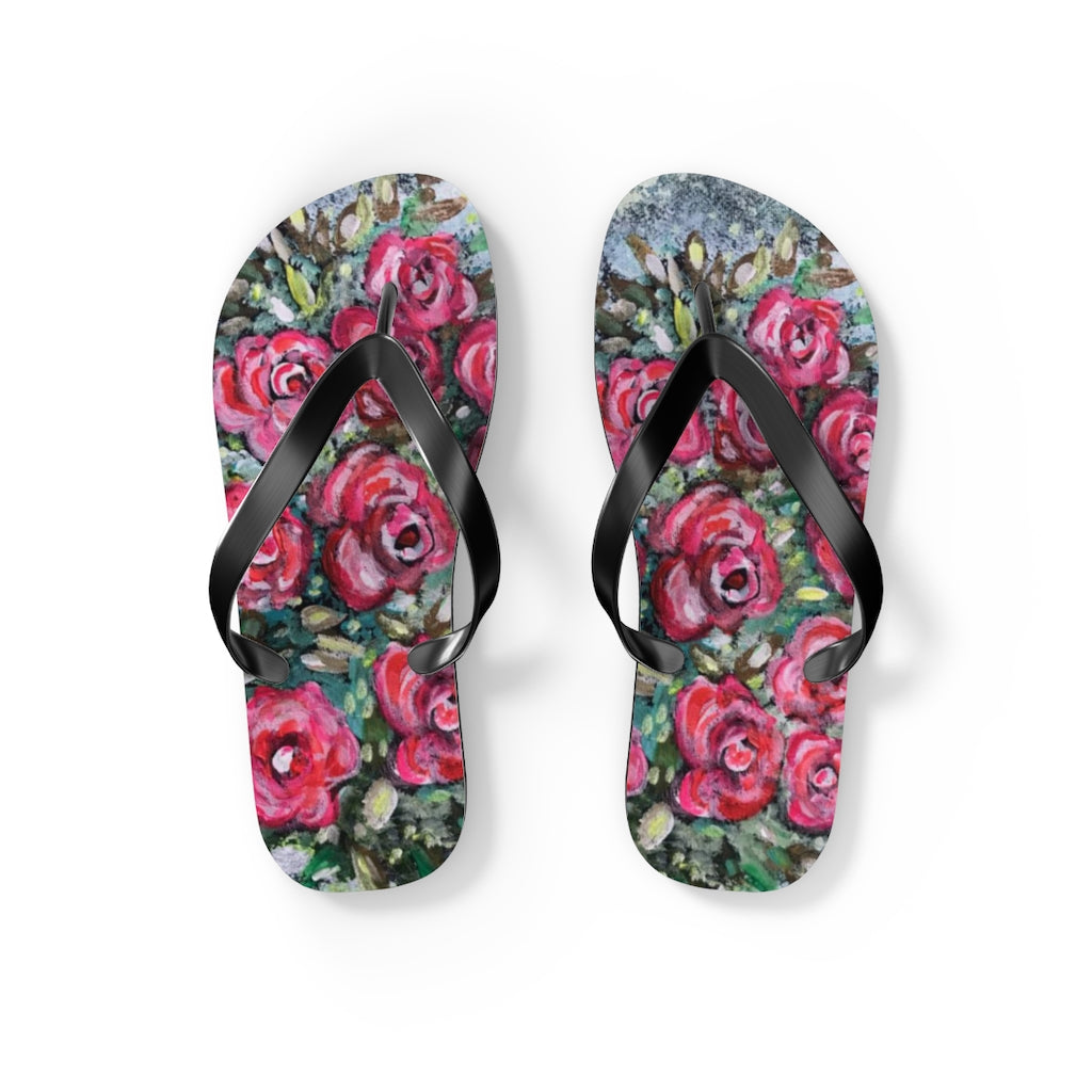 Flip Flops Neon Rose