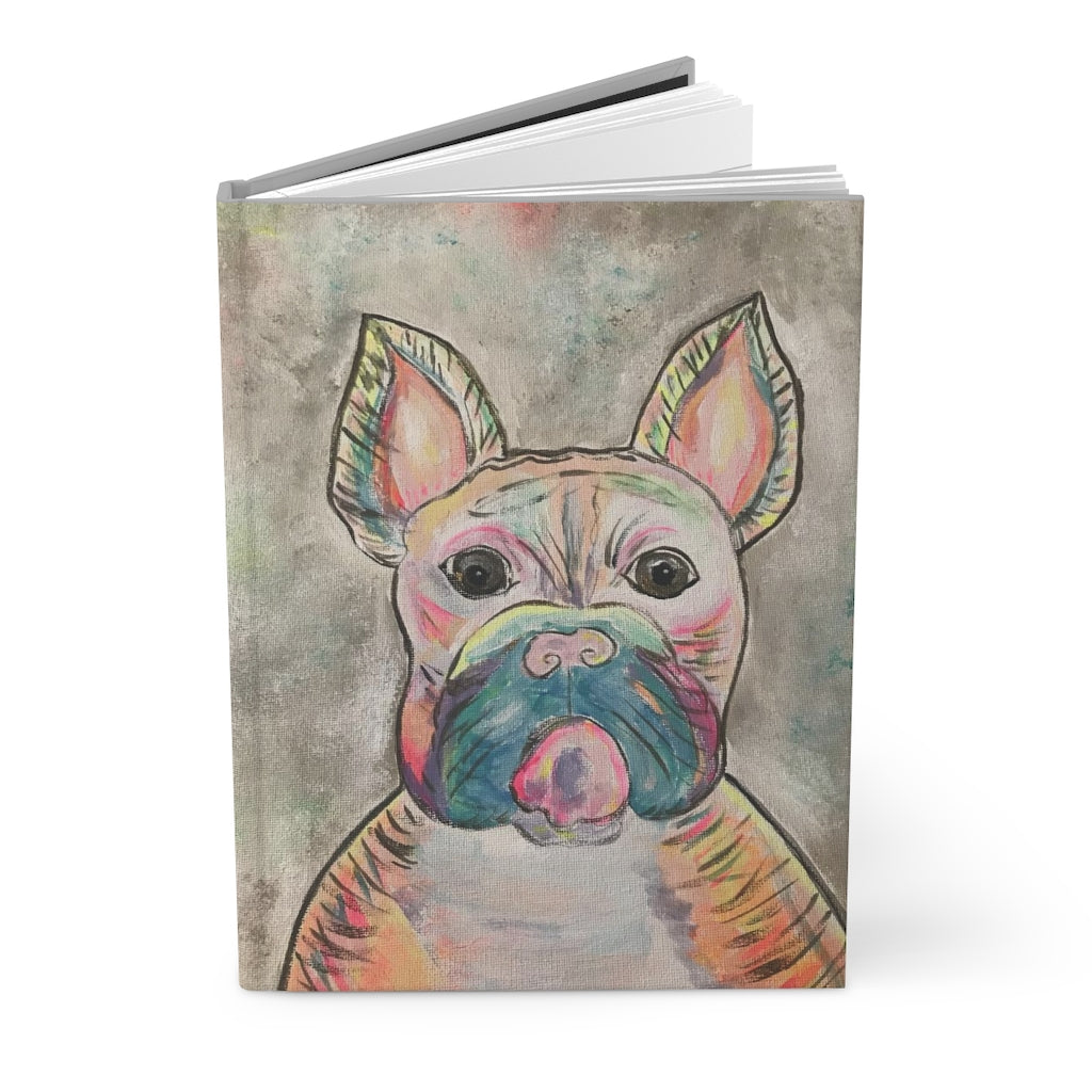 Hardcover Journal Matte French Bull Dog