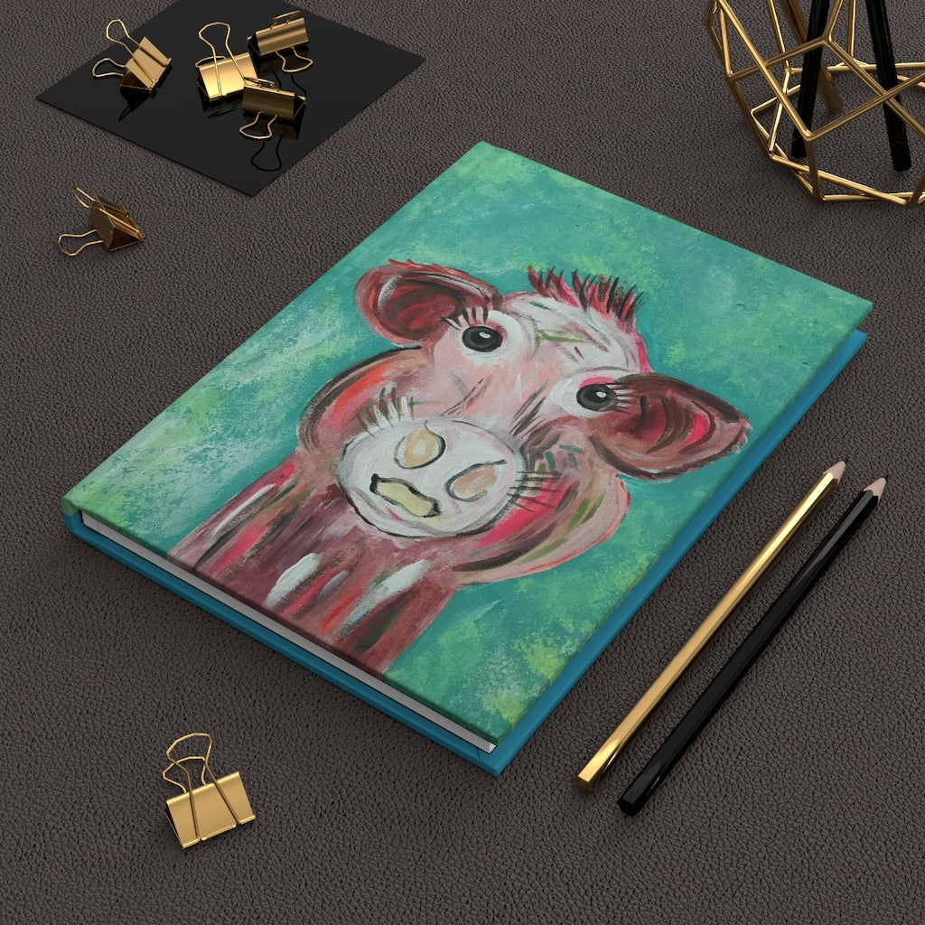 Hardcover Journal Matte Bovine Beauty