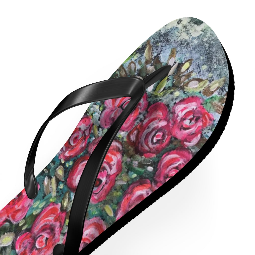 Flip Flops Neon Rose