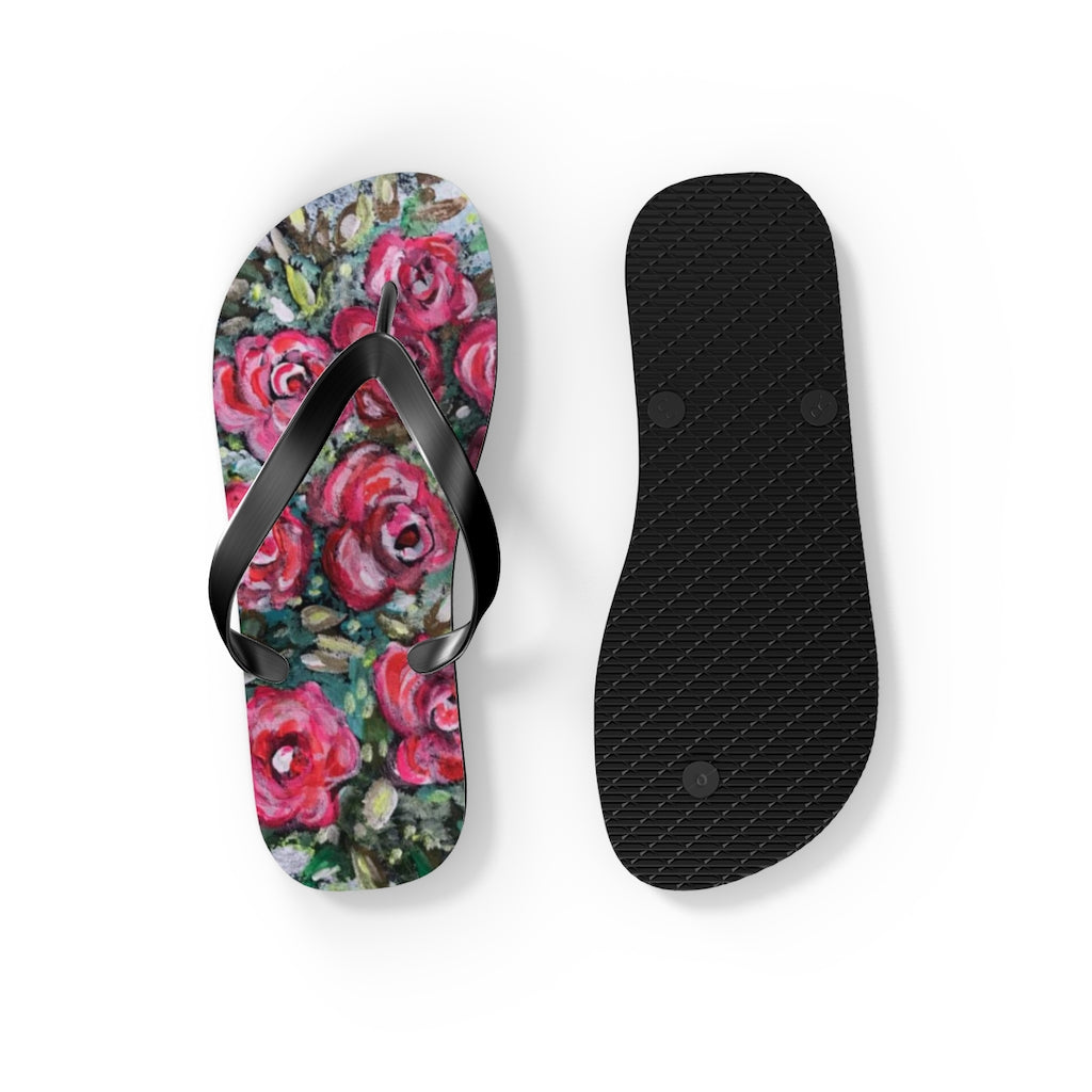 Flip Flops Neon Rose