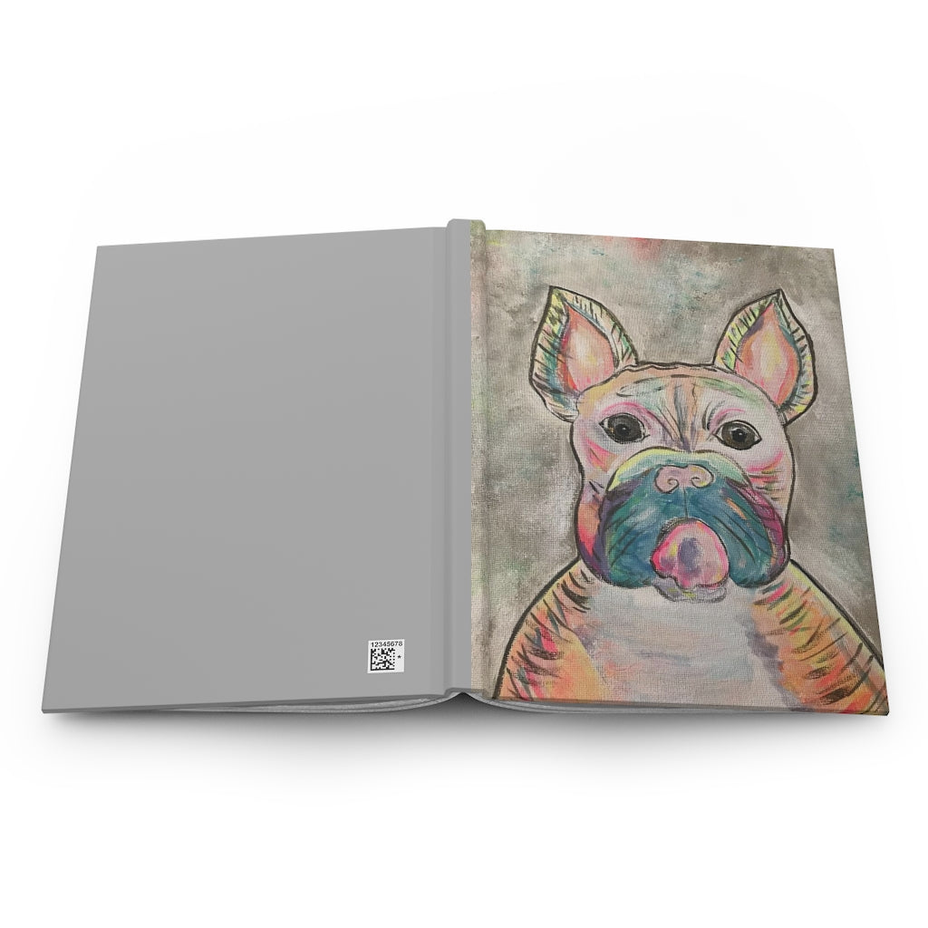 Hardcover Journal Matte French Bull Dog