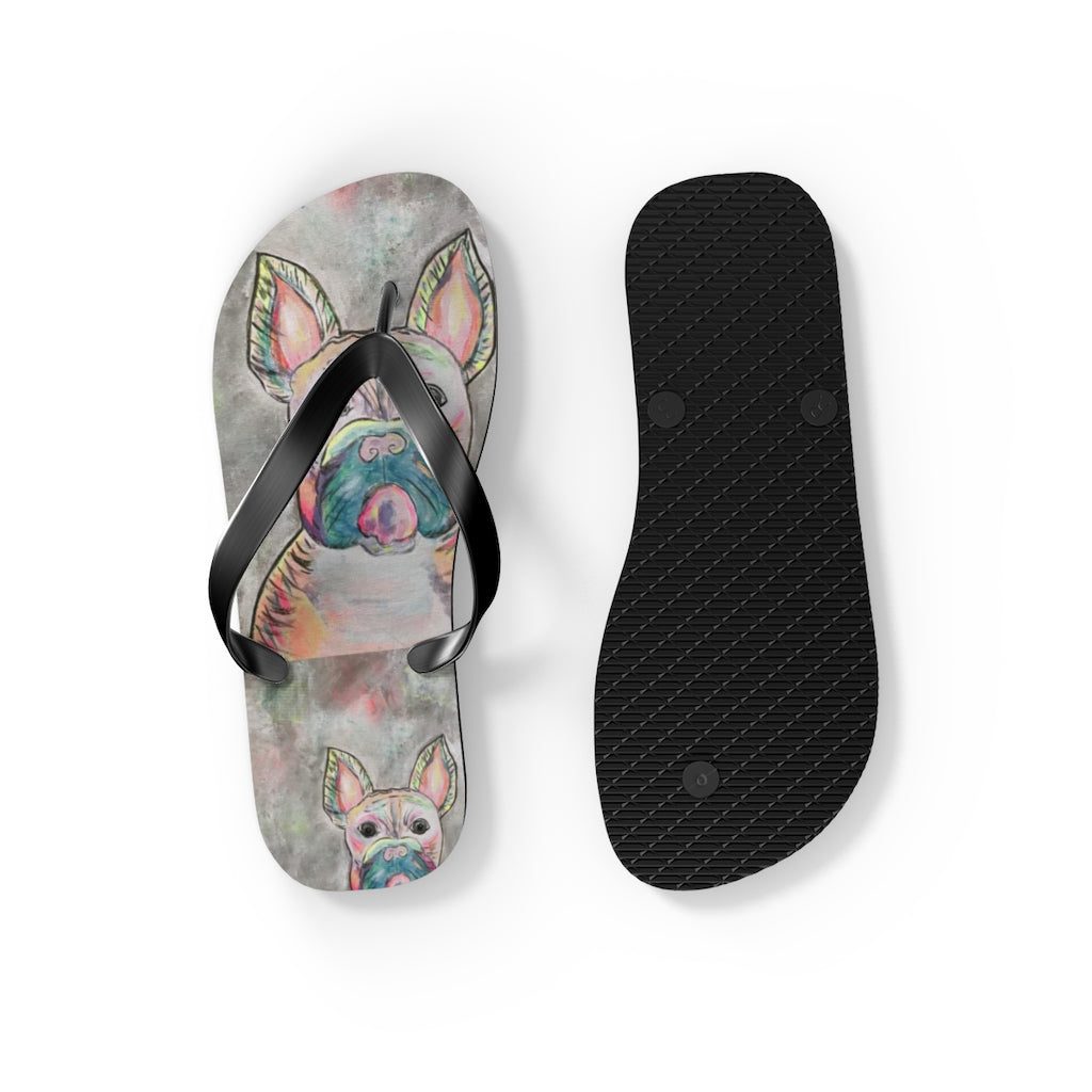 Flip Flops French Bull Dog