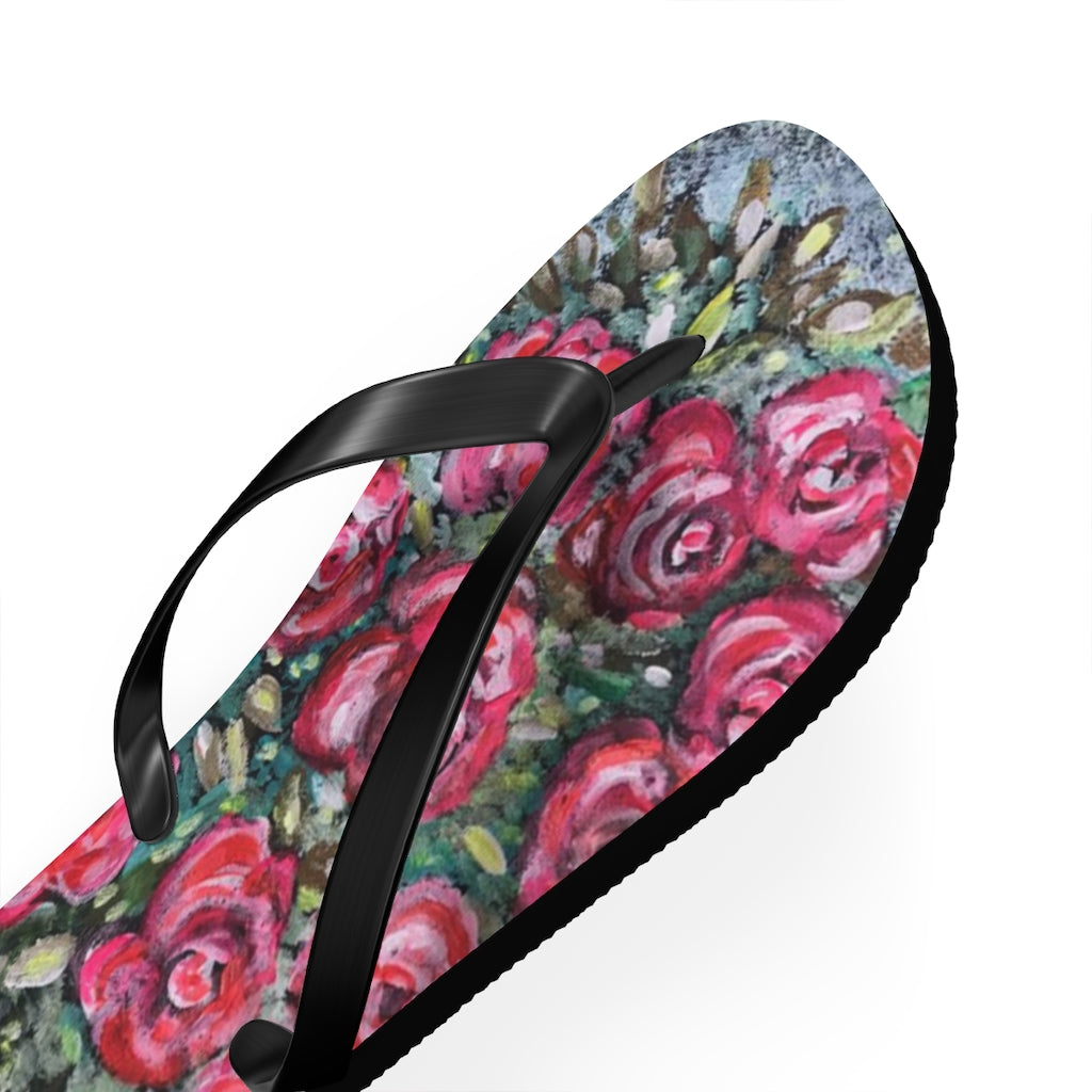 Flip Flops Neon Rose