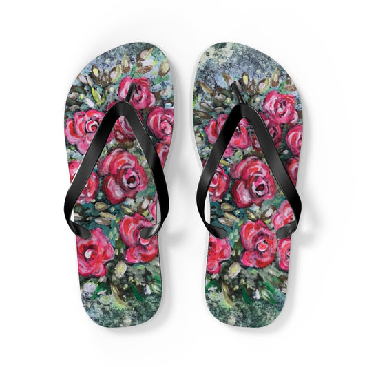 Flip Flops Neon Rose