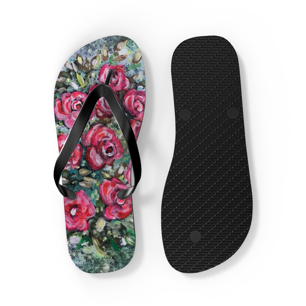 Flip Flops Neon Rose