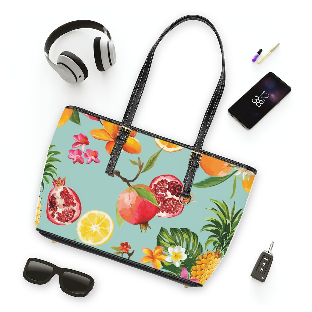 PU Leather Shoulder Bag Fruit Punch