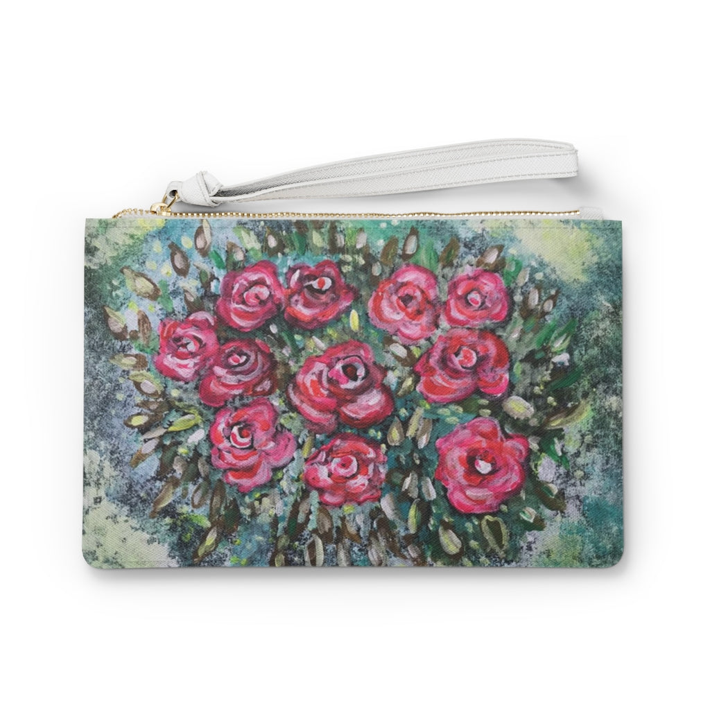 Clutch Bag Neon Rose